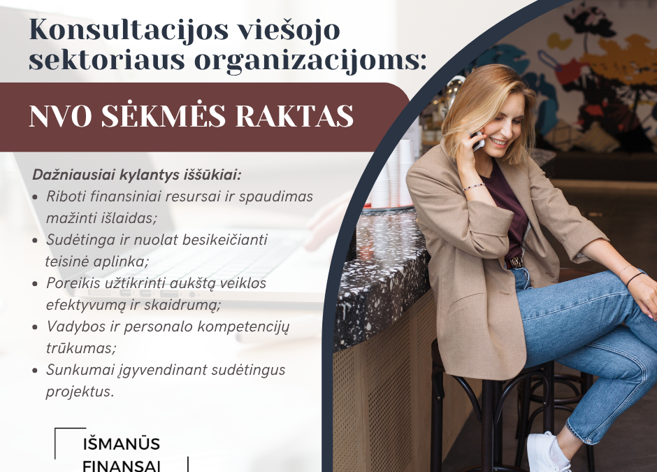 Konsultacijos viešojo sektoriaus organizacijoms: NVO sėkmės raktas